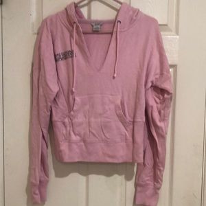 Guess v pull over hoodie